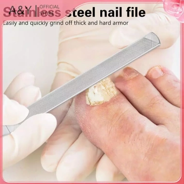 A & Y Nail File khối đánh bóng thép không gỉ - chà nhám cho móng tay, móng chân, nghệ thuật, giá 44.440₫