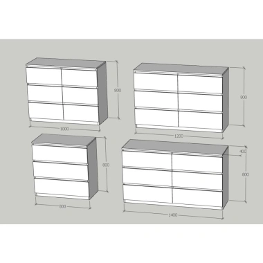 A41 Tủ đồ hộc kéo - tủ em bé, phòng khách, kệ TV, nhiều ngăn kéo - Giá ưu đãi 1.207.500₫ 9