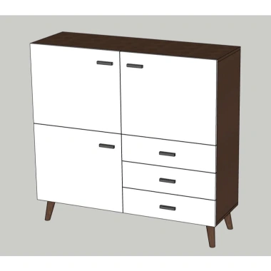 A61 Tủ Đồ Đa Năng Valley - Hộc Kéo, Gỗ Cao Cấp cho Phòng Khách, Ngủ, Em Bé - Giá 2.635.500₫ 4
