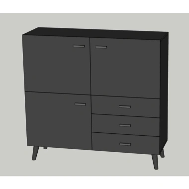 A61 Tủ Đồ Đa Năng Valley - Hộc Kéo, Gỗ Cao Cấp cho Phòng Khách, Ngủ, Em Bé - Giá 2.635.500₫ 5