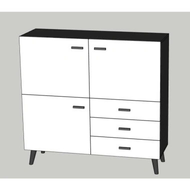 A61 Tủ Đồ Đa Năng Valley - Hộc Kéo, Gỗ Cao Cấp cho Phòng Khách, Ngủ, Em Bé - Giá 2.635.500₫ 6