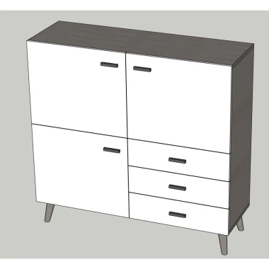 A61 Tủ Đồ Đa Năng Valley - Hộc Kéo, Gỗ Cao Cấp cho Phòng Khách, Ngủ, Em Bé - Giá 2.635.500₫ 8