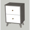 A63 Tủ đầu giường hiện đại không ổ khóa - Giá chỉ 690.000, giảm 144.900 3