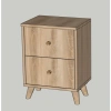 A63 Tủ đầu giường hiện đại không ổ khóa - Giá chỉ 690.000, giảm 144.900 4