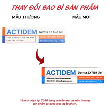 Actidem Derma Gel 18g Giảm Mụn, Mờ Thâm - Hiệu Quả Nhanh, Giá Ưu Đãi 144.000 VND 2