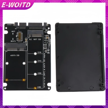 Adapter E-woitd NGFF sang SATA 3 - Vỏ MSATA SSD/HDD M.2, Giá chỉ 88.400 VND
