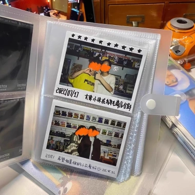 Album Polaroid 9cm Đa Năng Lưu Trữ Ảnh Bưu Thiếp, Miếng Dán, Phim Vé, Thẻ Kỷ Niệm Nhỏ Gọn Sang Trọng
