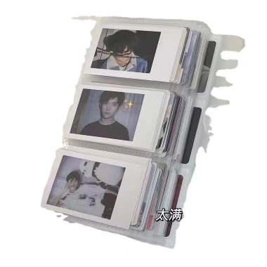 Album Polaroid 9cm Đa Năng Lưu Trữ Ảnh, Vé, Thẻ, Sách - Thư Mục Dây Kéo Aidou