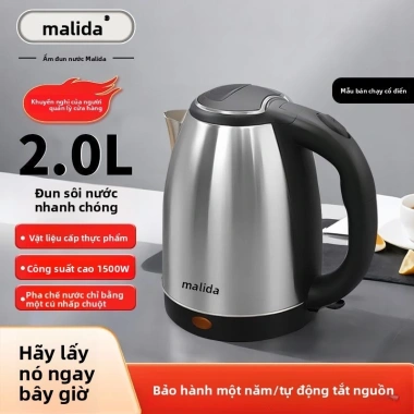 Ấm đun nước điện Wanlida dung tích lớn, tự động ngắt, giá 217.700 VND
