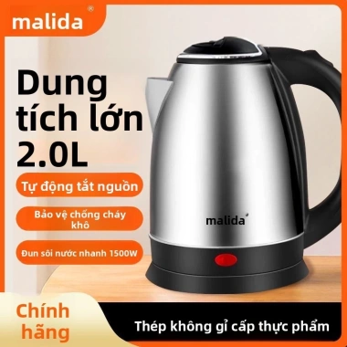Ấm đun nước điện Wanlida dung tích lớn, tự động ngắt, giá 217.700 VND