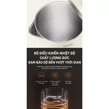 Ấm đun siêu tốc Joyoung JEK-188 1.5L Inox – An toàn, chống bỏng, tự ngắt, giá 539.100₫