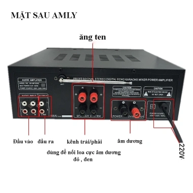 Amly Karaoke Sunbuck 326BT Cổng 12V 220V Bluetooth Bảo hành chính hãng Giá chỉ 170k