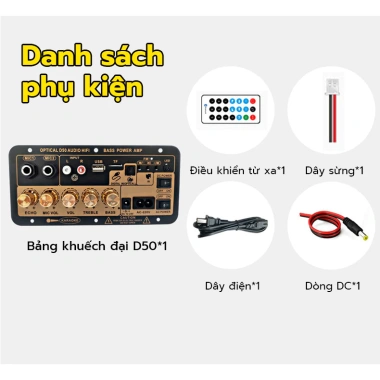 AMPly Bluetooth MONQIQI Amly Mini Karaoke Kentiger D50 - Âm Ly Siêu Đỉnh, Giá Ưu Đãi 220.000₫ 10