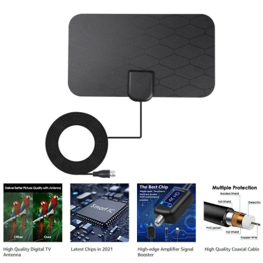 Áng-ten TV YUUKII DVB-T2 cho TV Box 4K/8K - Tăng Cường HDTV 1.080p, Giá Siêu Ưu Đãi 82.170 VND 5