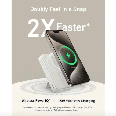 Anker MagGo Sạc Dự Phòng Không Dây 10.000mAh Qi2 PD 27W, Bảo Hành 18 Tháng 1 Đổi 1 2