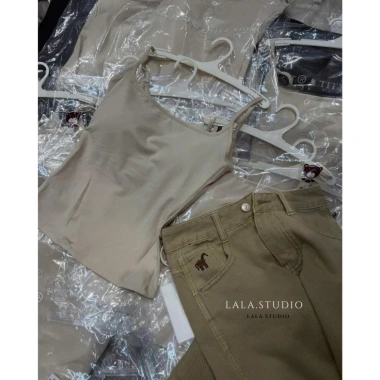 Áo 2 Dây Mút Ngực Quảng Châu Cao Cấp LALASTUDIO - Giá 255k, Sexy và Thoáng Mát