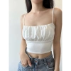 Áo 2 dây nhúm ngực 2 lớp, bigsize, vải tăm lụa cao cấp, có mút & giãn - 72.806₫