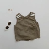 Aó 3 lỗ thun chất xô mỏng mềm mát, thiết kế đơn giản bé trai, bé gái - Mua hè S74 giá 223.000₫ 7