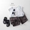 Aó 3 lỗ thun hình chim cánh cụt mềm mát mùa hè cho bé - Giá ưu đãi 169.000đ S80 2