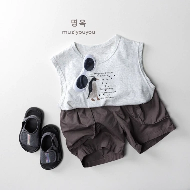 Aó 3 lỗ thun hình chim cánh cụt mềm mát mùa hè cho bé - Giá ưu đãi 169.000đ S80 2 Aó 3 lỗ thun hình chim cánh cụt mềm mát mùa hè cho bé - Giá ưu đãi 169.000đ S80 2
