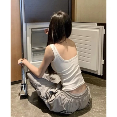 Áo Ba Lỗ Choice Dây To Có Mút Ngực Cổ Vuông Màu Trơn 312 - Giá chỉ 49.000₫, giảm từ 62.720₫