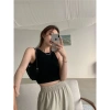 Áo ba lỗ nữ trơn 2 lớp, nhiều màu, croptop ôm body, vải mềm mịn thoáng mát, co giãn tốt - chỉ 39.000₫ 6