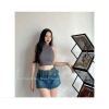 Áo ba lỗ viền giua cực phong cách, thun nữ sát nách form đẹp, giá 85.760₫, có quà tặng