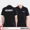 Áo Bảo Vệ Vệ Sĩ Đen In Chữ Security - Vải Cá Sấu Bền Đẹp Giá Ưu Đãi 115k 2