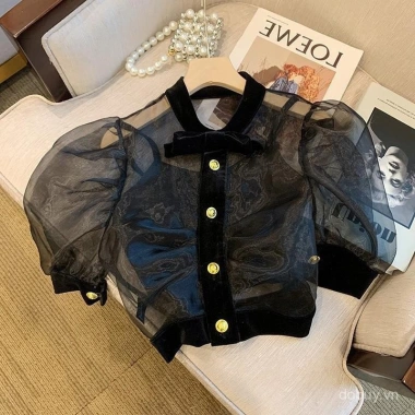 Áo Barong Philippines Organza Bolero Nữ - Thiết Kế Hiện Đại, Giá Giảm 179k