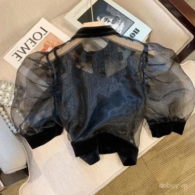 Áo Barong Philippines Organza Bolero Nữ - Thiết Kế Hiện Đại, Giá Giảm 179k 5