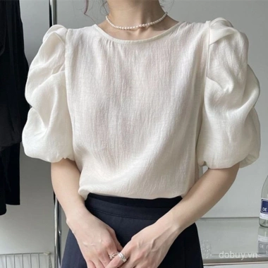 Áo blouse Barong nữ tay phồng 1/2 hiện đại Philippines - Giá chỉ 191,591₫ 5