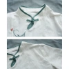 Áo blouse cài nút Trung Quốc, thêu cotton lanh, 210.189₫ - Trang phục châu Á nữ 7