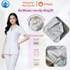 Áo Blouse Y Tế Nam Nữ Cao Cấp - Dáng Ngắn Giá Rẻ 120k 2