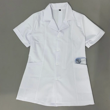 Áo Blouse Y Tế Nam Nữ Cao Cấp - Dáng Ngắn Giá Rẻ 120k 4 Áo Blouse Y Tế Nam Nữ Cao Cấp - Dáng Ngắn Giá Rẻ 120k 4