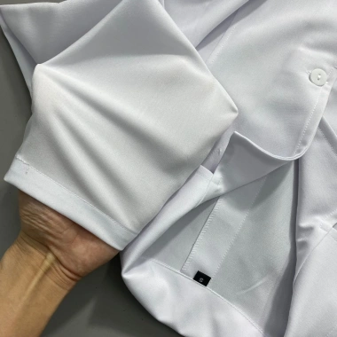 Áo Blouse Y Tế Nam Nữ Cao Cấp - Dáng Ngắn Giá Rẻ 120k 5 Áo Blouse Y Tế Nam Nữ Cao Cấp - Dáng Ngắn Giá Rẻ 120k 5