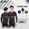 Áo Body Thể Thao WIKA Dài Tay Giữ Nhiệt Co Giãn, Thoải Mái Khi Vận Động – 99.000 Đen Trắng Đỏ 2