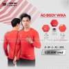 Áo Body Thể Thao WIKA Dài Tay Giữ Nhiệt Co Giãn, Thoải Mái Khi Vận Động – 99.000 Đen Trắng Đỏ 3