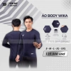 Áo Body Thể Thao WIKA Dài Tay Giữ Nhiệt Co Giãn, Thoải Mái Khi Vận Động – 99.000 Đen Trắng Đỏ 4