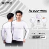 Áo Body Thể Thao WIKA Dài Tay Giữ Nhiệt Co Giãn, Thoải Mái Khi Vận Động – 99.000 Đen Trắng Đỏ 5
