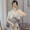 Áo bolero nữ Hàn Quốc tay ngắn màu trắng chiffon - Lý tưởng cho cô dâu, tiệc tối, giá ưu đãi 150.507 VNĐ 4
