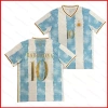 Áo bóng đá Argentina nam - thiết kế kinh điển phong cách Messi, Maradona, đa kích cỡ, giá ưu đãi 162.000₫