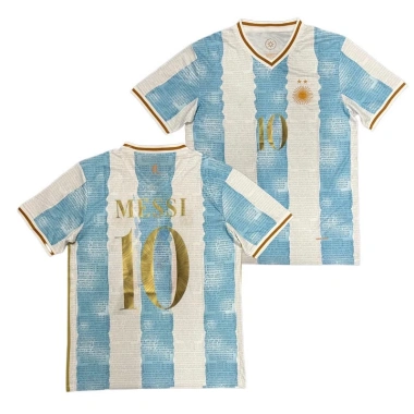 Áo bóng đá Argentina nam - thiết kế kinh điển phong cách Messi, Maradona, đa kích cỡ, giá ưu đãi 162.000₫