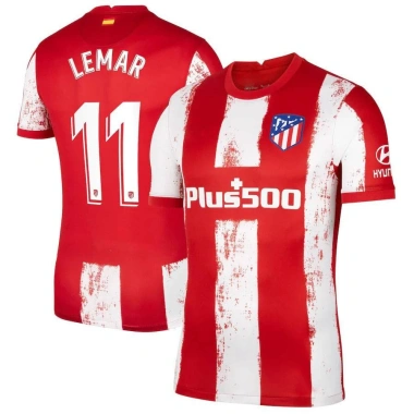 Áo bóng đá Atletico Madrid mùa 2.021-2.022, kiểu loose fit, giá chỉ 156.600 VND