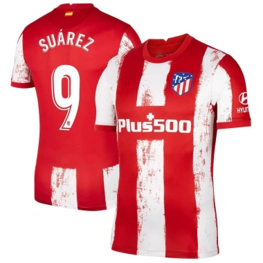 Áo bóng đá Atletico Madrid mùa 2.021-2.022, kiểu loose fit, giá chỉ 156.600 VND