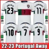 Áo bóng đá đội tuyển Bồ Đào Nha sân khách 2.022-2.023, in Bernardo Silva & Ronaldo - Giá chỉ 157.680 VND