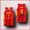 Áo bóng rổ Olympic Gasol ESPaña unisex cỡ lớn - Thiết kế người hâm mộ, giảm giá