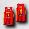 Áo bóng rổ Olympic Gasol ESPaña unisex cỡ lớn - Thiết kế người hâm mộ, giảm giá 3