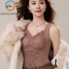 Áo Cami Nhiệt MAOYE66SY Shapewear Giảm Béo Sau Sinh Kiểm Soát Bụng Crop Top Thu Đông