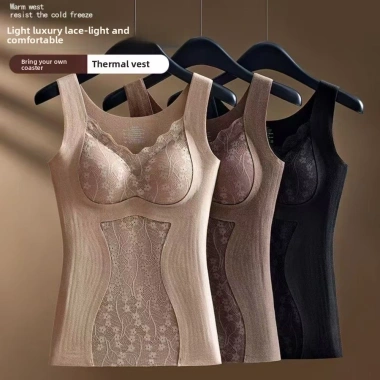 Áo Cami Nhiệt MAOYE66SY Shapewear Giảm Béo Sau Sinh Kiểm Soát Bụng Crop Top Thu Đông