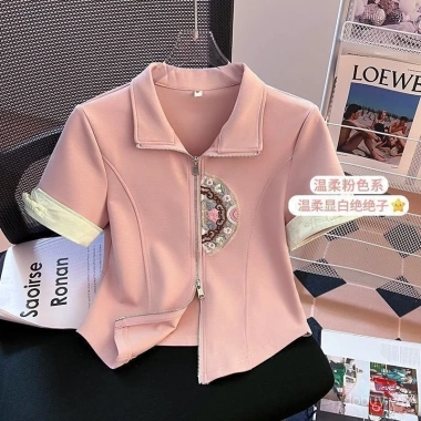 Áo Cardigan Nữ Cổ Đứng Thêu – Phong Cách Trung Quốc Mùa Hè 2.024, Giá 155.659₫